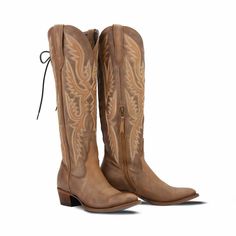 PRICES MAY VARY. Heel Height: 5 CM/2 inch. Block low heel cowboy boots, comfortable and classic. Adjustable corset on the back to fit all gorgeous leg shapes Side zipper makes it easy to put on and off once you set the corset to fit your leg This western boots are totally comfortable and light weight for long-time standing and walking The thigh high cowgirl boots look great with jeans, shorts, dresses, and just about everything you can think of. Thigh High Cowgirl Boots, Brown Cowgirl Boots Outfit, Dress With Western Boots, Over The Knee Cowboy Boots, High Cowgirl Boots, Leg Shapes, Heel Cowboy Boots, Brown Cowgirl Boots, Knee High Cowboy Boots