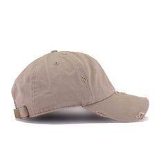 Neutral and subtle, but absolutely necessary. Made from durable cotton with pinpoint distressing to give it a vintage flair, which we highly recommend in the dad hat style. We’ve searched high and low for the best premium basics in the country and this is it. High in quality at the right price. This dad hat sacrifices nothing. A favorite at Hat Heaven headquarters for a myriad of reasons, we can’t sing enough praises about these dad hats. Hat Material: 100% CottonCrown: KBE KhakiVisor: KBE Khaki Casual Khaki Snapback Hat With Visor, Casual Khaki Visor Snapback Hat, One Size Fits Most Dad Hat For Streetwear, Adjustable Cream Baseball Cap, Khaki Cotton Cap, Khaki Hat For Streetwear, One Size Fits Most, Basic Solid Dad Hat With Curved Visor, Basic Solid Color Snapback Dad Hat, Khaki Cotton Dad Hat