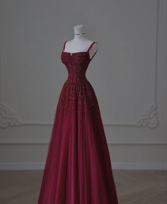 Dark Red Grad Dresses, Grade 8 Grad Dresses Long, Dark Red Prom Dress Long, Dark Red Dress Long, Prom Dresses Dark Red, Dark Red Prom Dress, Maroon Prom Dress, Grad Dresses Long, Red Prom Dress Long