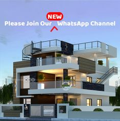 this is an image of a house with the words new please join our whatsapp channel