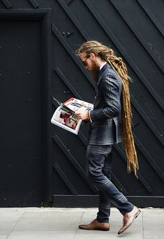 Long Dreadlocks, A Well Traveled Woman, Tommy Ton, Estilo Hippie, Mens Fashion Week, Men Street, Urban Wear