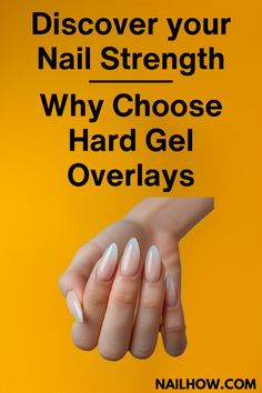 Get ready to fall in love with hard gel overlays! Visit nailhow.com for all the details on this fabulous nail treatment.