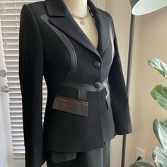 Rare Max Nugus Haute Couture Blazer Coat If You Love Chanel Vintage You’ll Love Max Nugus! * Measurements Approximately: Shoulders-32'',Chest-34'', Waist-30',Length-24'' , Underarm To Sleeve Length-16'' * Fits Sizes S-M (Us) Please Check The Measurements Above Before Purchasing * Excellent Preloved Vintage Condition * Vintage (Made In The Usa) From The Early 1980's Couture Blazer, Chanel Vintage, Vintage Chanel, Blazer Coat, Blazer Suit, Suit Jacket, Jackets & Coats, Jackets For Women, Chanel