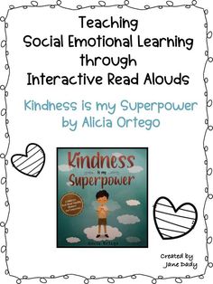 a book cover with the words kindness is my super power