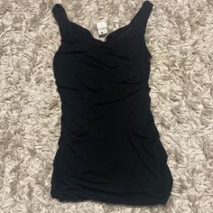 Express Nwt Size Small Black Tank Top Black Ruched Tank Top For Party, Chic Black Ruched Tank Top, Casual Black Ruched Tank Top, Casual Stretch Tank Top For Evening, Black Casual Evening Tank Top, Express Clothing, Express Outfits, Visual Archive, Boho Lifestyle