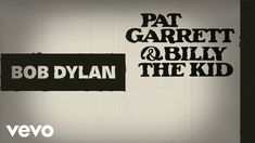 the band's logo for bob dyllan and pat garrett are shown in