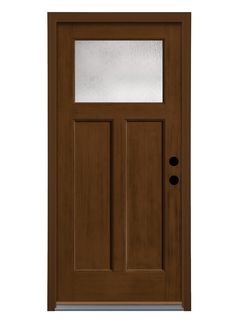 A Therma-Tru door system is engineered with craftsman precision for durability and reliability through the years. Classic Craft® Fir Grain a nearly straight vertical grain with a slightly ridged texture to look and feel like the Western Hemlock. Rainglass is elegantly fashioned, resembling ripples of cascading water. A PrismaGuard finish in New Earth is high-end and low-maintenance, protecting your door from everyday wear and tear backed by a finish warranty of 10 years. Composite Door Frame fea Vertical Vinyl Siding, Vinyl Siding House, Craftsman Doors, Western Hemlock, Fiberglass Front Door, Therma Tru, Fiberglass Door, House Siding, Storm Door