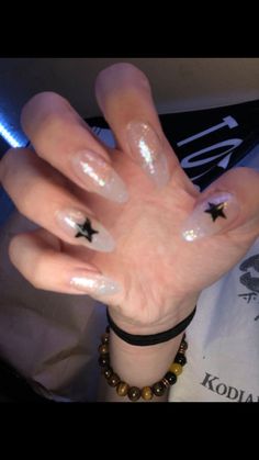 Grunge Nails, Y2k Nails, Pretty Gel Nails, Soft Nails, Star Nails, Fire Nails, Funky Nails, Pretty Acrylic Nails, Nails Acrylic