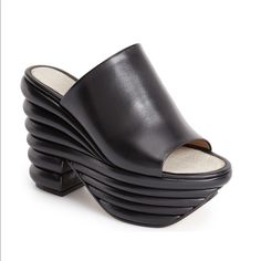 Reposhing This Item I Purchased. Used Once! Questions? Leave A Comment Below! Womens Clogs And Mules, Futuristic Aesthetic, Platform Wedges Shoes, Platform Mules, Salvatore Ferragamo Shoes, Ferragamo Shoes, Wedge Pumps, Ferragamo Flats, Womens Mules