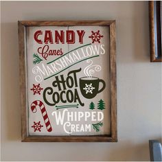 WallCutz Stencil Hot Cocoa Christmas Stencil Christmas Tree Stencil, Hot Cocoa Christmas, Cricut Christmas Ideas, Cocoa Christmas, Farmhouse Style Christmas, Tree Stencil, Christmas Vinyl, Christmas Stencils, Fresh Christmas Trees