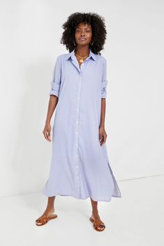 Blue Stripe Griffin Dress | Pomander Place Tuckernuck Dress, Boden Dress, Cocktail Attire, White Striped Dress, Shirtdress, Favorite Dress, Favorite Shirts, Designer Outfits Woman, Blue Stripes