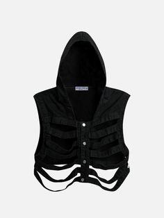 Look cool and mysterious with this hooded denim vest! The Aelfric Eden Skeleton Hooded Denim Vest will give you chills with its unique hollow, skeleton-like design, allowing you to show off your fashion-forward look! Dare to wear this edgy-meets-trendy outfit-maker and make a statement wherever you go!
Material: 98% Cotton, 2% Spandex.
Clothing details: Skeleton, Hooded, Tassel.

MODEL INFO






Female 5'4 (162cm) 110 lbs (50kg) Size: S
Male 5'10 (178cm) 150 lbs (68kg) Size: M






SIZE GUIDE Denim Vest Men, Y2k Tops, Hooded Vest, Street Look, Sleeveless Vest, Dark Fashion, Casual Streetwear, Denim Vest, Look Cool