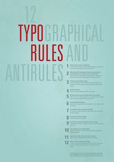 the typo graphical rules and attributes