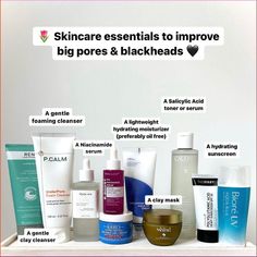 Sharing some skincare essentials to improve enlarged pores and clogged pores (blackheads or whiteheads) 🫶🏼🤍

While pores don’t close and open like doors, there are still multiple ways to improve their appearance by using the proper skincare ingredients 🥰 among them, a clay mask or even Niacinamide will definitely help 🫶🏼 and of course, never forget to apply sunscreen every day as the sun is not friendly for enlarged pores ☀️

When it comes to clogged pores (blackheads or whiteheads), a proper double cleansing every night, as well as using BHA (Salicylic Acid) once per week and a proper moisturizer will for sure help you get rid of these annoying clogged pores 🖤 Lip Care Tips, Big Pores, Face Care Routine, Reduce Pores, Double Cleansing, Skincare Essentials, Morning Skin Care Routine, Hydrating Moisturizer, Beauty Guide