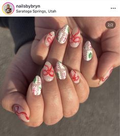 Christmas Nail Short, Blush Nails, Hair Nails, Xmas Nails, Nail Art Inspiration, Makeup Hair, Simple Nails, Christmas Nails, Makeup Nails