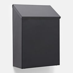 an empty black box on a white background