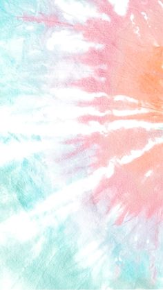 a tie dyed background with pastel colors