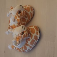 This Is An Adorable Unisex Pair Of Cozy Toddler Giraffe Slippers From Yankee Toybox! Toddler 7-8. Plus Giraffe Design With Knit Stretcy Closure Around The Ankle. Gripper Bottoms. Cozy And Cute! Non-Smoking Household. Tags: Slippers. Indoor Shoes. Warm. Cozy. Casual. Cute. Safari. Giraffe. Animals. Toddler Slipper. Kids Slipper. Grippers. Unisex. Adorable. Giraffe Slippers, Giraffe Design, Toddler Slippers, Indoor Shoes, Baby Boom, Kids Slippers, Toy Boxes, Toddler Sizes, Yellow And Brown