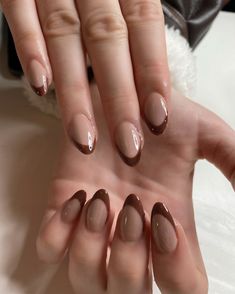 Gel Nails French, Subtle Nails, Minimal Nails, Casual Nails, Her Nails, Soft Nails, Nagel Inspo, Oval Nails, Fire Nails