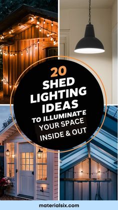 20 Shed Lighting Ideas to Illuminate Your Space Inside & Out Modern Fixtures