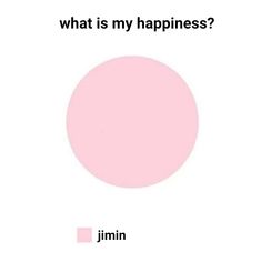 a pink circle with the words what is my happiness?