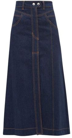 Long Jean Skirt, Camden Markets, Jean Skirts, Long Skirt Outfits, Skirt Denim