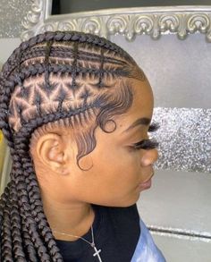 Pretty Braids, Stylish Headbands, Feed In Braid, Hair Ponytail Styles, Ponytail Styles, Short Natural Hair Styles, Long Braids, Baddie Hairstyles