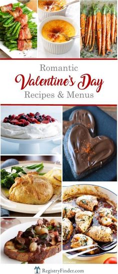 romantic valentine's day recipes and menus