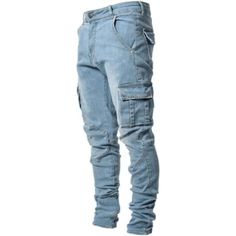 Men's Slim Fit Stretch Jeans Ripped Skinny Distressed Straight Leg Waist Pants These Distressed Jeans Are Constructed From A Perfect Blend Of Stretch-Cotton Fabric That Help Maximize Freedom Of Movement, Ensures Comfortable To Wear All Day. The Jeans Are Made Of Cotton And Spandex, Which Made Them Very Comfortable And Stretchy Such A Skinny Denim Jeans Goes Well With Shirt, T-Shirt ,Pullover, Jacket. Simple Style, Suitable For Dating, Hanging Out, Work,School ,Casual, Party, Outdoor Activities O Slim Fit Medium Wash Pants With Pockets, Slim Fit Denim Blue Bottoms With Pockets, Slim Fit Medium Wash Bottoms With Pockets, Medium Wash Slim Fit Bottoms With Pockets, Fitted Blue Cargo Jeans For Streetwear, Slim Fit Denim Blue Pants With Pockets, Slim Fit Blue Jeans With Pockets, Blue Slim Fit Jeans With Pockets, Slim Fit Blue Denim Pants