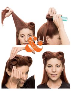 Roll & Go Tool from Vivien of Holloway Retro Updo, Vintage Hairstyles Tutorial, 1950s Hairstyles