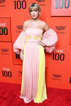 taylor swift at the time 100 gala in new york city on may 20, 2019