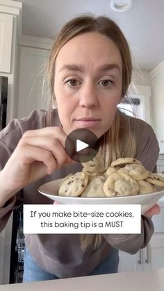 10K views · 113 reactions | This recipe makes approximately 100 cookies ✨They’re perfect to serve at parties or for large groups. Recipe link in comments! Cooking with Karli #mini #minicookies #cookielover #baker #baking #bakingtip #cookies #cookiesfordays | Cooking with Karli Tiny Cookies, Cookie Store, Cooking With Karli, Bite Size Cookies, Christmas Cookbook, Mini Cookies, Chewy Cookie, Baking Tips, Holiday Baking