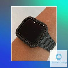 🚨Upgrade your Apple Watch game with our new Candy Series 9! 💎💪 Get ready to make a statement with our ultra-stylish 41mm 45mm Apple Watch Band and Black on Black Apple Watch Cover. 🔥💰 Selling for only $45.00, this is a deal you don't want to miss! 💸 Don't wait, grab yours now and elevate your style! 💁‍♀️💁‍♂️ #AppleWatch #AppleWatchBand #Stainless #applewatch #applewatchband #applewatchcase Modern Black Watch Bands As Gift, Black Rectangular Watch With Black Band, Black Wear-resistant Watch For Gift, Black Bracelet Strap Apple Watch Band As Gift, Black Stainless Steel Apple Watch Band As Gift, Rectangular Black Wear-resistant Watch Accessories, Modern Wear-resistant Rectangular Apple Watch Band, Luxury Black Rectangular Watch Bands, Black Rectangular Watch Bracelet Strap Accessory