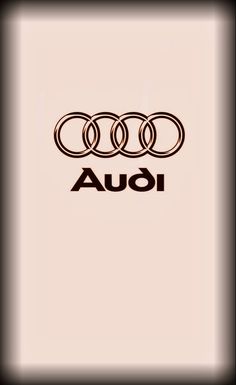 an audi logo is shown on a white background