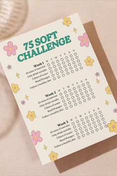 cute pink yellow floral 75 soft challenge planner 31 Soft Challenge, Soft 75 Challenge Tracker, 75 Challenge Soft, 75 Soft Challenge Tracker Free Download, 75 Soft Aesthetic, 75 Days Soft Challenge, 75 Soft Challenge Tracker Free, 75 Day Soft Challenge