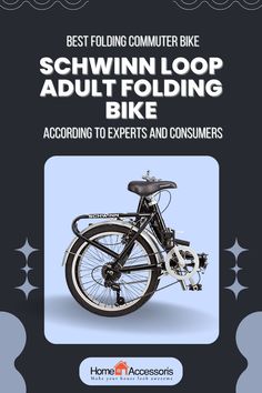 the schwin loop adult folding bike is featured in this ad for home accents