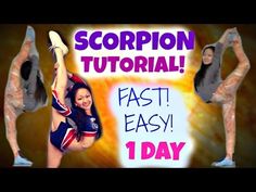 an advertisement for a dance school with two women in costumes and the words scorpion tutor fast easy