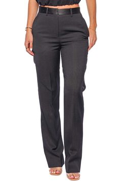 Cropped trousers with pleated front details and a tapered leg. Side slip pockets Zip fly, hook fastening Polyester, wool, nylon, polyamide Dry clean only Tailored Work Pants With Pockets, Tailored Workwear Pants With Concealed Fly, Tailored Wool Bottoms For Office Wear, Fitted Office Dress Pants With Side Pockets, Fitted Dress Pants With Side Pockets For Office, Professional Work Pants With Welt Pockets, Tailored Formal Pants With Side Pockets, Tailored Pants With Side Pockets For Formal Occasion, Business Tapered Leg Dress Pants With Pockets