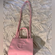 Bubblegum Pink Small Telfar Crossbody. Small Crossbody Bag, Small Crossbody, Bubblegum Pink, Cross Body Bag, Body Bag, Cross Body, Crossbody Bags, Pink Ladies, Bag Lady