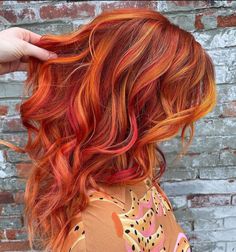 Halloween Hair Color Ideas, Halloween Hair Color, Extreme Haircut, Red Hair With Blonde Highlights, Cotton Candy Hair, Red Blonde Hair, Inner Witch, Cute Hair Colors