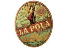 the label for la poloa is displayed on a white background