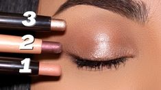 Eyeshadow With Fingers, How To Use Eyeshadow, Simple Eyeshadow Tutorial, Daily Eye Makeup, Elf Eyeshadow, Eyeshadow Tips, Apply Eyeshadow, Simple Eyeshadow, Beginners Eye Makeup