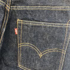 Vintage Levi’s selvage raw denim pants 1970s Size: W30” - L31” Levi's Selvedge Cotton Jeans, Levi's Selvedge Dark Wash Bottoms, Levi's Selvedge Rigid Denim Jeans, Raw Denim, Vintage Levis, Denim Pants, Vintage House, 1970s, Pants