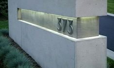 a large concrete monument with the number 757 on it