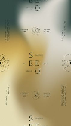 an abstract poster with the names of different types of objects