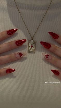 Red Nails Inspo 2024, Red Funky Nails, Short Red Nails Ideas, Funky Nail Art Ideas, Red Glam Nails, Red Chrome Nails Designs, Proposal Nails, Red Valentines Day Nails, Short Red Nails