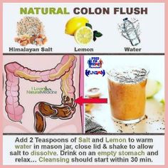 Colon Flush, Drinking Healthy, Health Posts, Colon Cleanse Recipe, Cleaning Your Colon, Drink List, Nutrition Sportive, Natural Colon Cleanse, Medical Facts