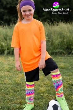 Take your soccer season to the next level with MadSportsStuff! Color Your Sport on the field & turn heads while making plays! We offer the brightest & best soccer socks for youth sports, including soccer socks, baseball socks, football socks, softball socks & custom team socks! Learn more by visiting MadSportsStuff.com Soccer Season, Basketball Socks