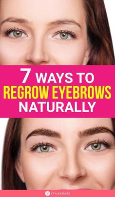 If you have been worried about thinning eyebrows, we got you covered with 7 proven ways to help regrow eyebrows naturally. Read on for details of each method. Thinning Eyebrows, Eyebrow Regrowth, Regrow Eyebrows, Thicker Eyebrows Naturally, Sunburn Peeling, Dark Eyebrows, Natural Face Care, Full Eyebrows