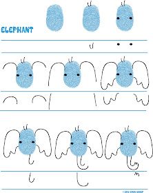 how to draw an elephant for kids